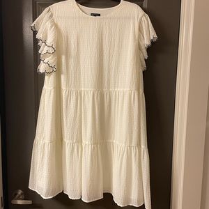 White babydoll dress